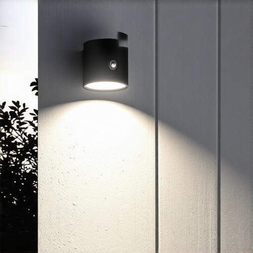 Elegant vanjska rasvjeta sa senzorima i prirodnim materijalima Vanjske LED svjetiljke s senzorima pokreta i minimalističkim dizajnom