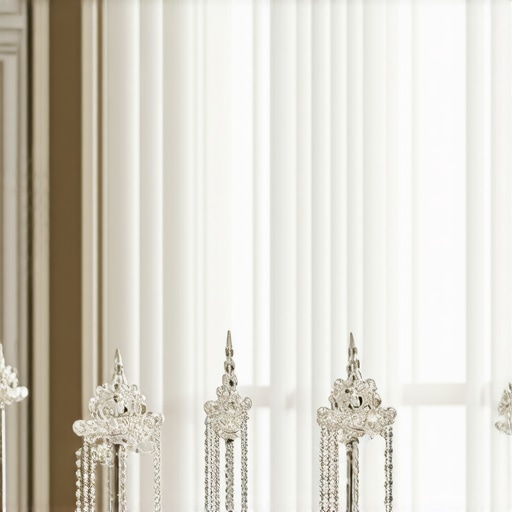 Vintage kristalni luster u modernom enterijeru