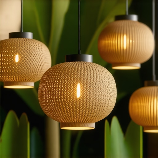 Rasvjeta od ratana i vanjske visilice: Top trendovi 2024