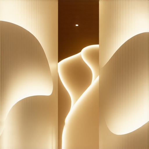 Skulpturalna rasvjeta i LED dekor za modernu unutarnju atmosferu