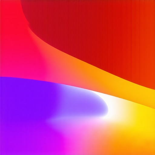 Futuristička svetlosna instalacija u prostoru