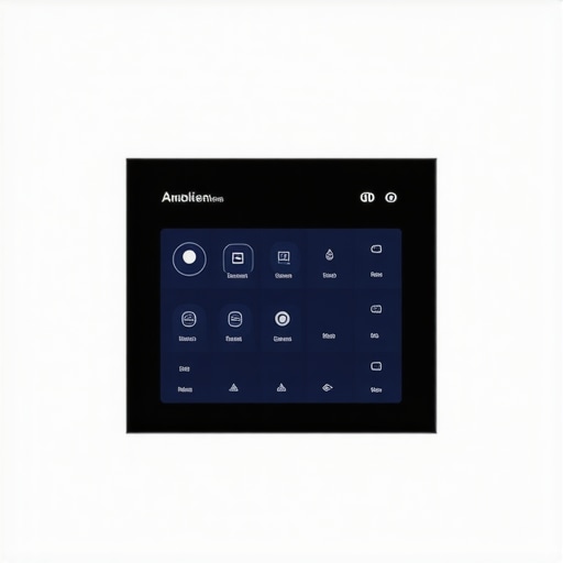Smart Lighting Control Panel Touchscreen panel for managing smart ambient lighting