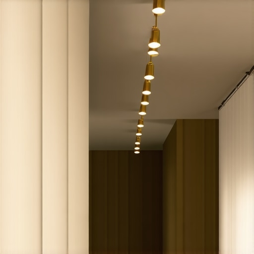 Tračna rasvjeta s brusenim mesingom: Top ideje za elegantne prostorije