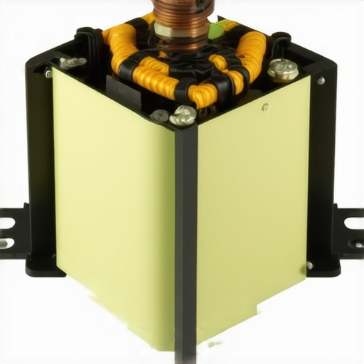 Detailed internal view of a sophisticated electronic transformer.
