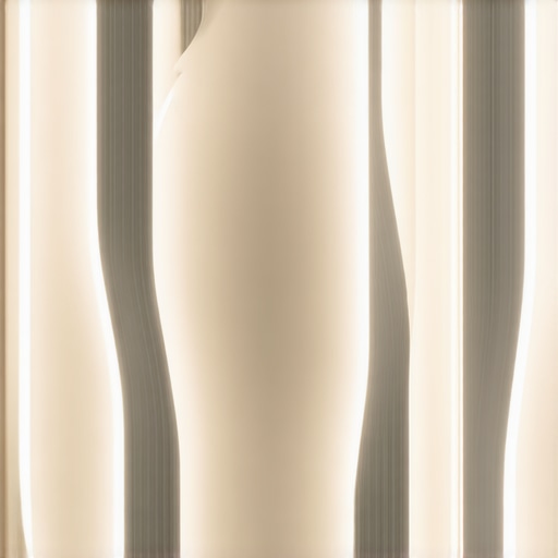 Contemporary interior featuring LED lighting integrated into aluminum profiles and art nouveau decor