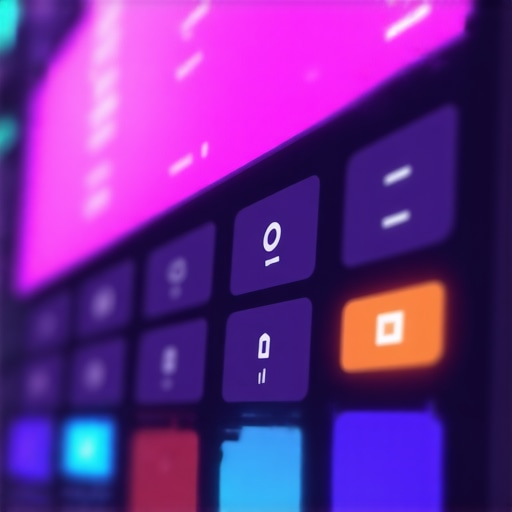 Futuristički panel za upravljanje rasvjetom s holografskim prikazima