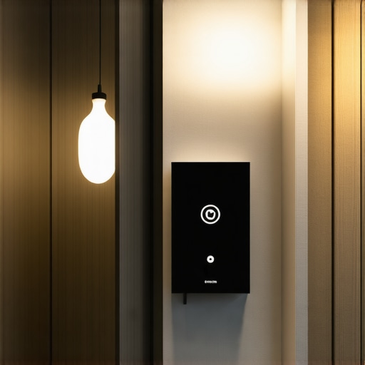 Contemporary interior with discreetly concealed LED transformer inside wall niche