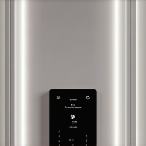 High-tech interior with advanced IoT-enabled LED lighting system