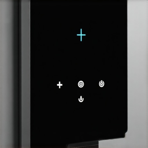 Futuristic smart home lighting interface with voice control and AI customization.