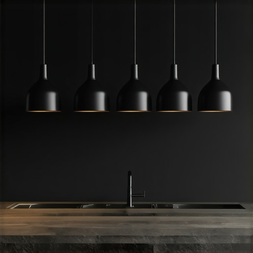 Crne lampe: 3 pravila za moderan kontrast u kuhinji [2026]