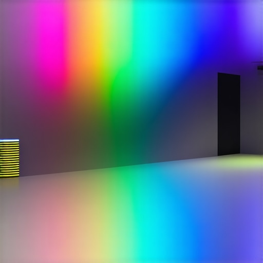 Svetlosni pejzaž u modernoj dnevnoj sobi sa prilagodljivim LED svetlima