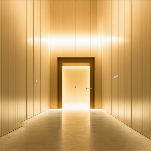 Elegant predsoblje s slojevitom rasvjetom i prirodnim svjetlom Suvremeni predsoblje s LED svjetlima i prozorima za maksimalno prirodno osvjetljenje