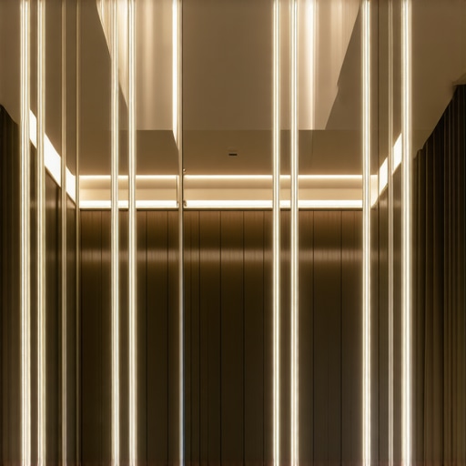 Elegant rasvjeta u modernom stanu Detalj sofisticirane rasvjete u modernoj dnevnoj sobi