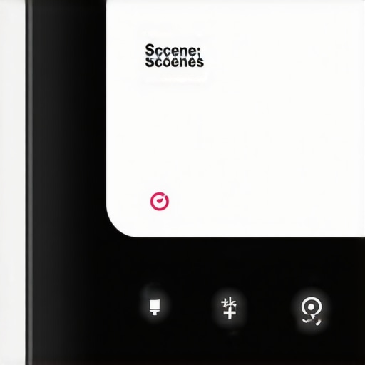 Advanced smart home lighting panel with AI-driven automation and customizable lighting scenes