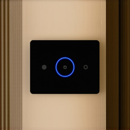 Advanced smart lighting integrated with sensors in a modern interior