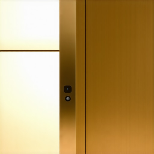 Interior with smart, integrated wall lighting and control interface