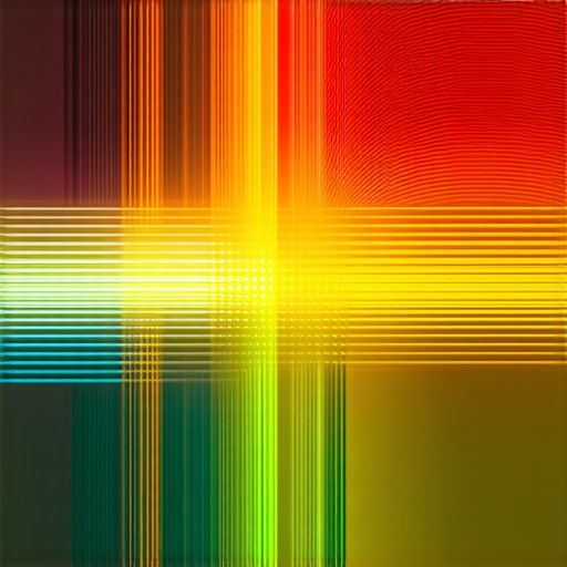 LED sculpture with dynamic lighting effects made from recycled materials.