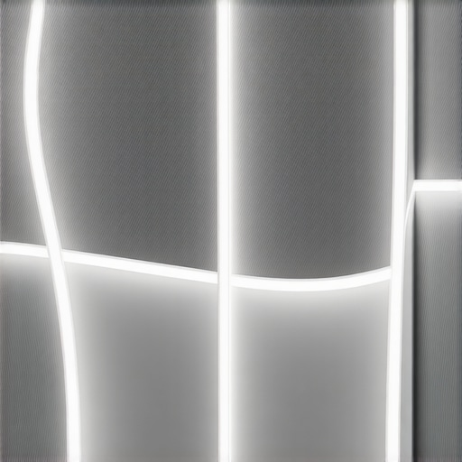 Innovative LED Lighting in Architecture Modern LED lighting highlighting architectural features in a sleek interior