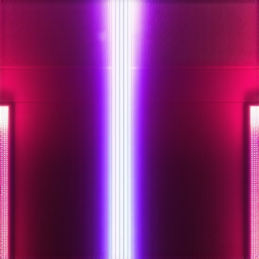 Složen prikaz interaktivne skulpturalne rasvjete s LED tehnologijom u modernom interijeru