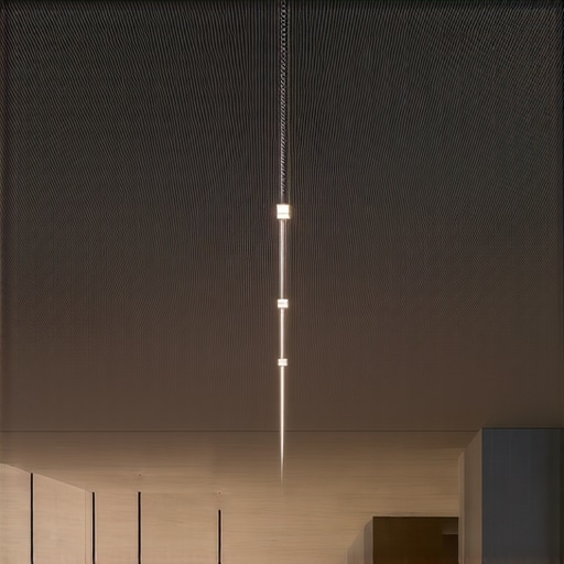 Modern LED reflector with smart technology Sleek LED reflektor kontrolisan putem aplikacije u elegantnom arhitektonskom okruženju