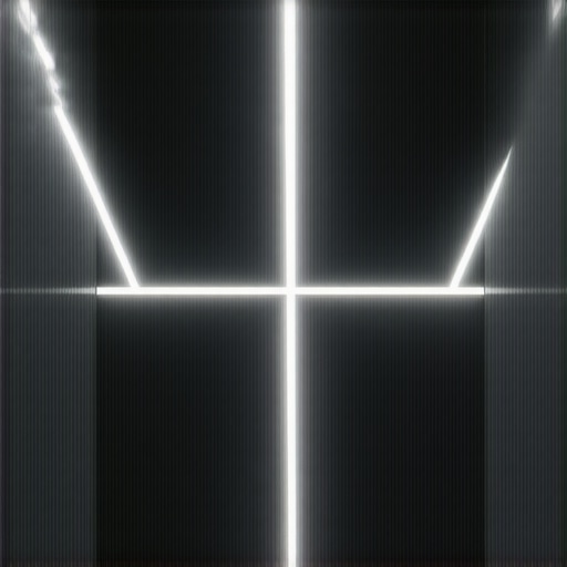 Close-up of modular LED profiles and controllers illuminating a sleek interior space