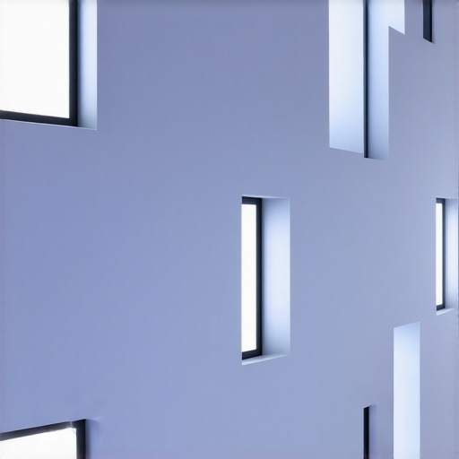 Futuristic modular LED lighting system creating customizable patterns in architecture