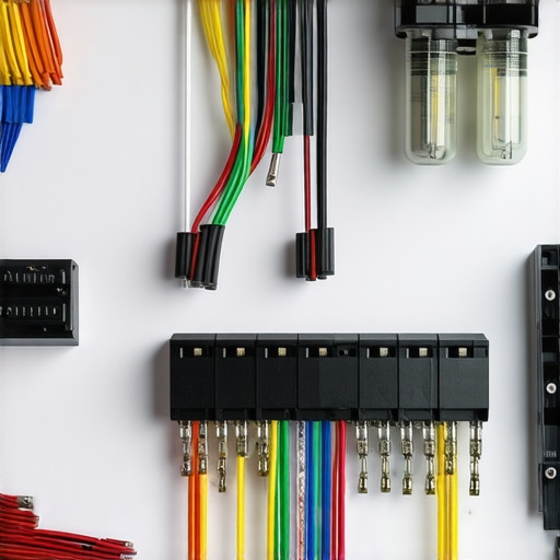 Detalj električnih komponenti i instalacije rasvjetnih tijela