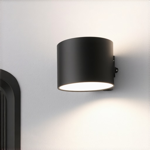 Bliski prikaz odlikovanog aluminijuma za vanjsku rasvjetu, otporan na elemente.