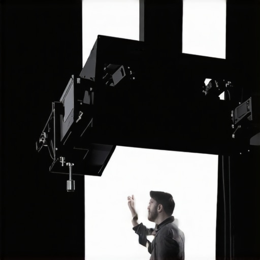 Lighting designer working with LED fixtures with high CRI in a modern commercial interior