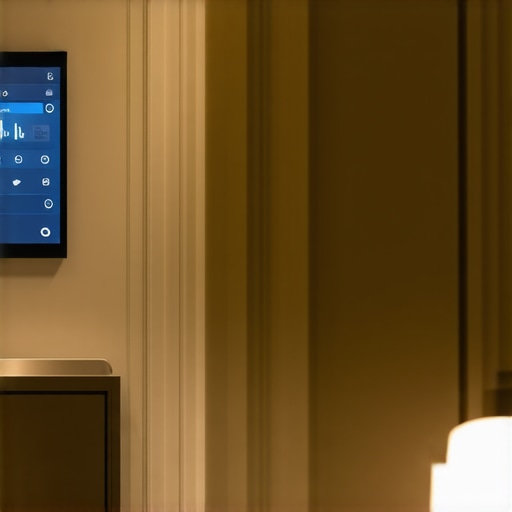 Digitalni prikaz sistema za upravljanje svetlom u luksuznom prostoru