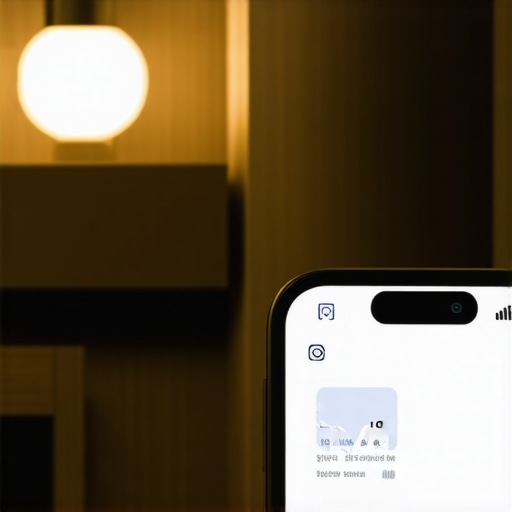 Prikaz interaktivne kontrole pametne LED rasvjete putem mobilne aplikacije