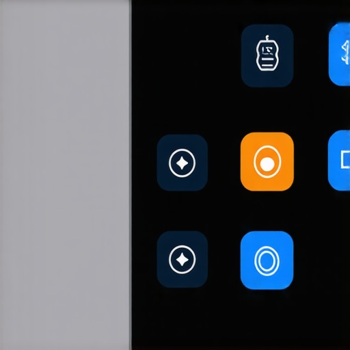 Digitalni panel s opcijama za upravljanje rasvjetom u luksuznom prostoru