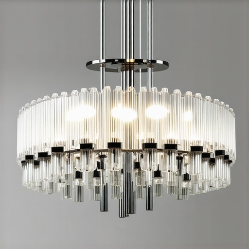 Rebrasto staklo i crni metal: Najtraženija kombinacija lustera u 2026.