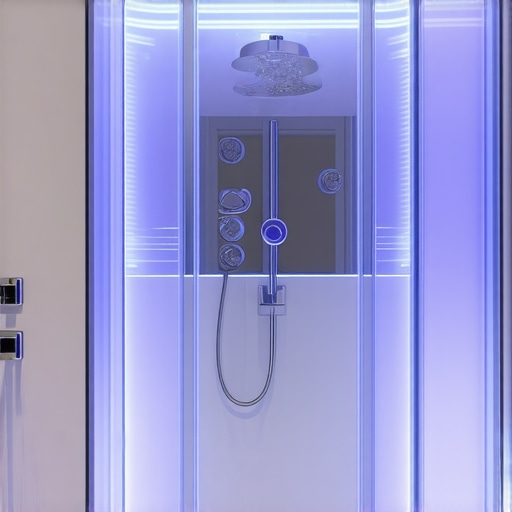 Kupaonica s sigurnosnim osvjetljenjem i LED trakom