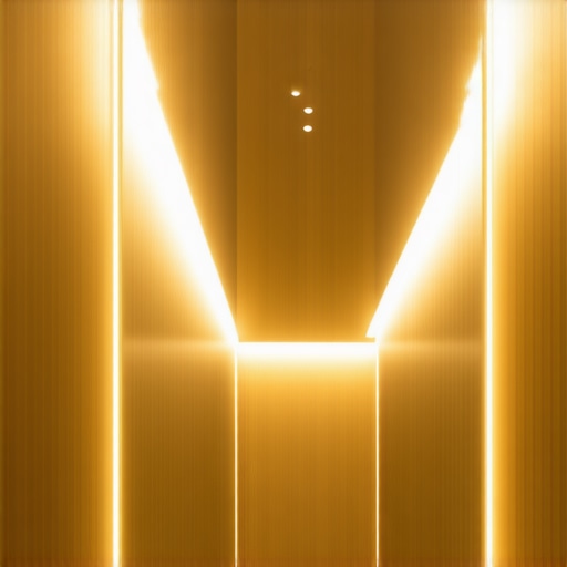 Interior space showcasing advanced smart lighting controls