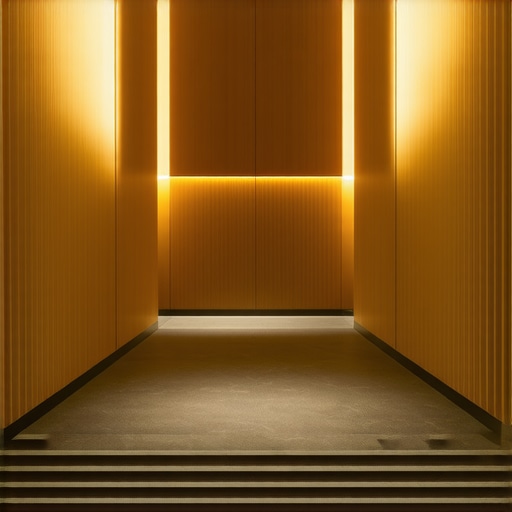 Contemporary living space illuminated with smart, adjustable lighting fixtures