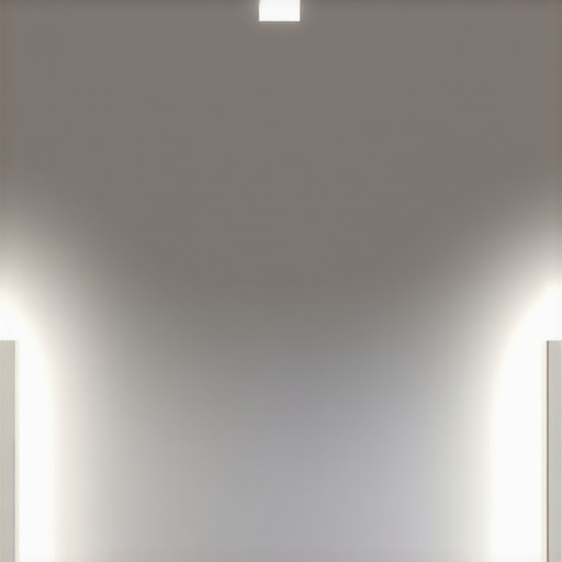 Contemporary interior illuminated by advanced LED lighting with automation features.