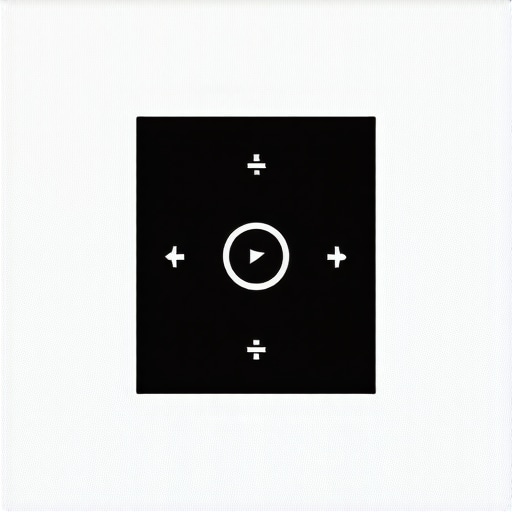 Smart Lighting Control Panel in Interior Advanced smart lighting system controlling a modern interior environment