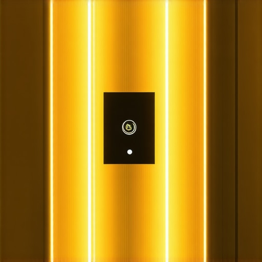 Contemporary interior with advanced smart lighting controls and LED accents