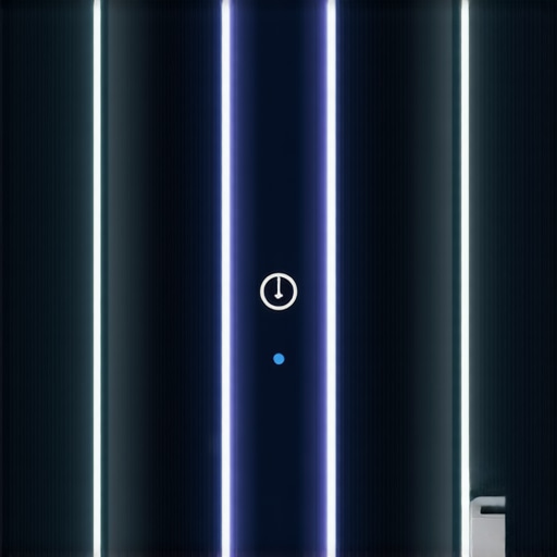 Advanced AI-powered smart lighting system in modern home