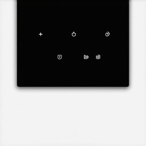 Interactive control panel for智能 LED lighting in a modern interior