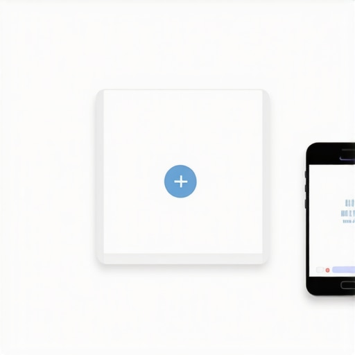 Digital control panel for smart lighting system in contemporary home