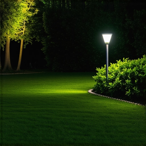 Solarni LED svjetiljke osvjetljavaju elegantni vrt