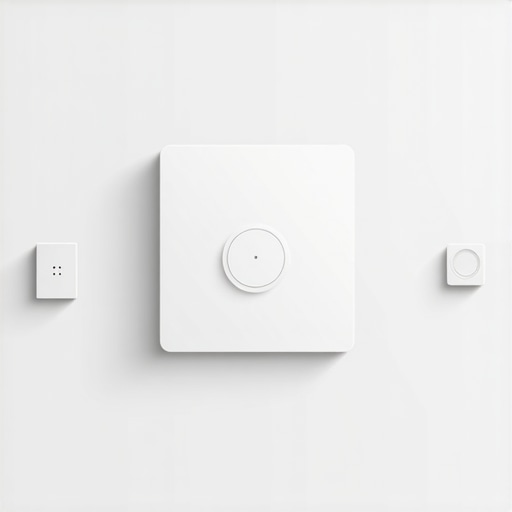 Grafički prikaz sofisticiranog sustava za upravljanje rasvjetom sa senzorima i kontrolnim panelima