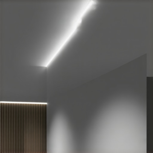 Detalj modernog dnevnog boravka s naprednim LED rasvjetnim sistemom