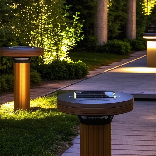 Moderne solarne vrtne svjetiljke ističu luksuzni vanjski prostor