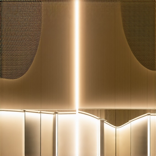 Detailed 3D model of architectural LED lighting system with integrated smart controls.