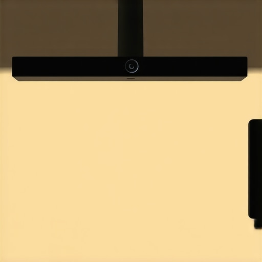 AI-driven smart lighting in a contemporary space Interior with integrated sensors and intelligent lighting controls