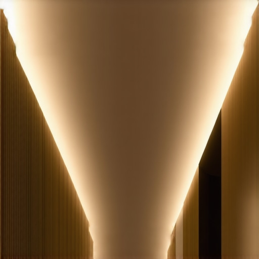 Interior room with advanced LED lighting system