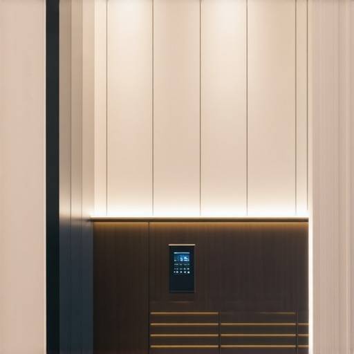 Modern LED lighting system with aluminum profiles integrated into a minimalist interior.